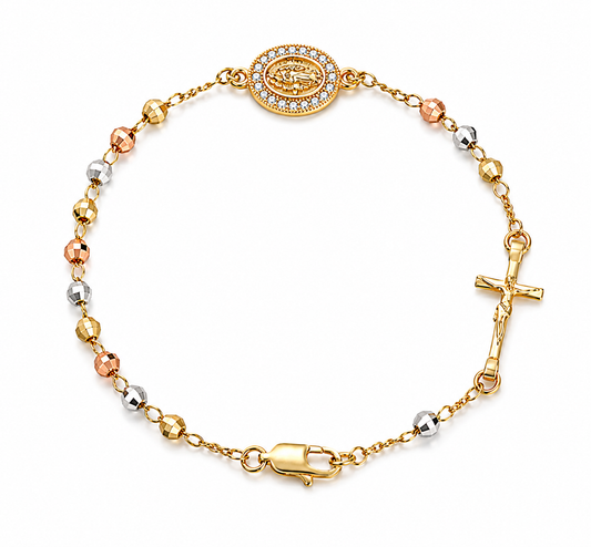 Pulsera Religiosa “Siempre Contigo” ✝️